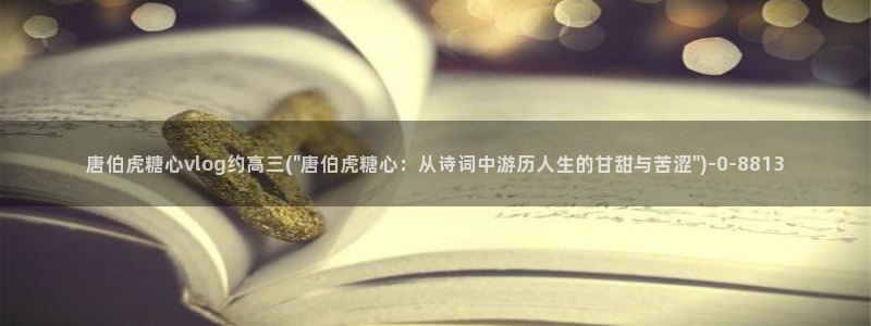 糖心的vlog